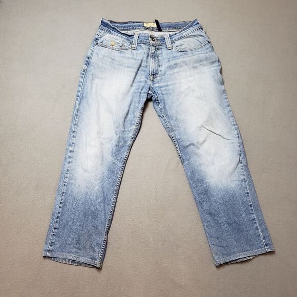 Guess Jeans Desmond Tapered Blue Jeans Classic Fit - Hemmed - Picture 1 of 15